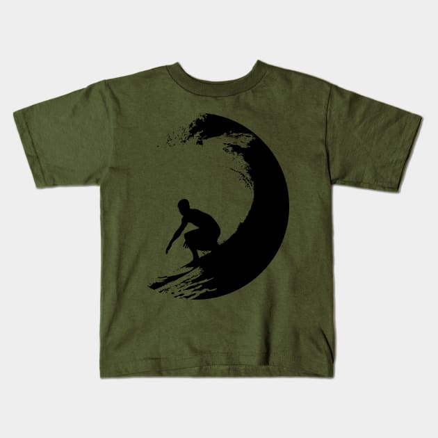 Catch A Wave Kids T-Shirt by hamiltonarts